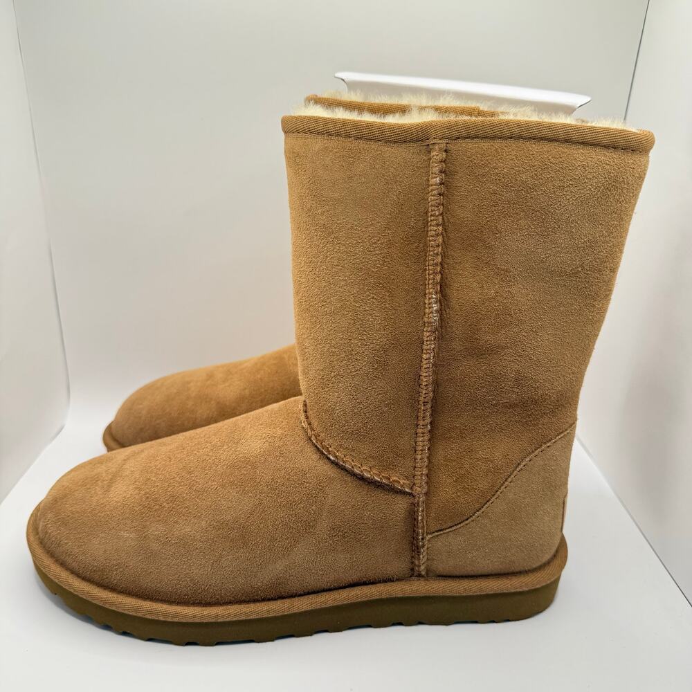 UGG Chestnut Suede Ankle Booties